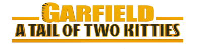 Garfield A Tail of Two Kitties title screen for Nintendo DS